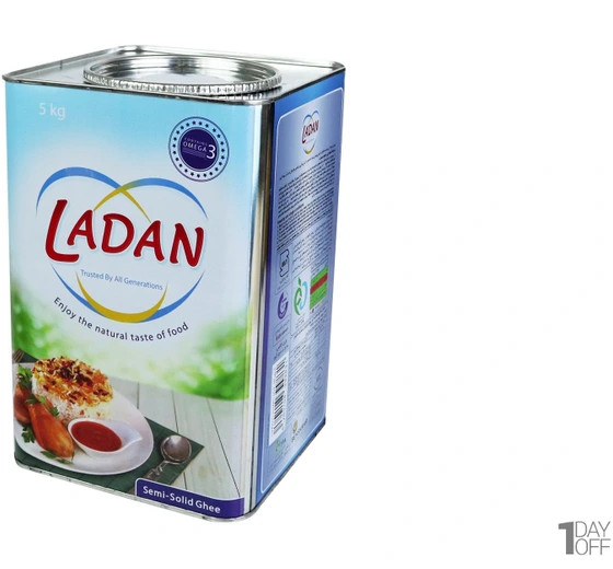 روغن حلب نیمه جامد لادن 5 کیلویی