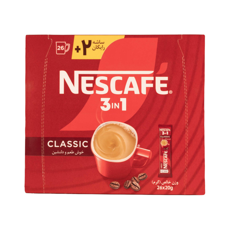 کافی میکس 3x1 نسکافه - 50 گرم بسته 26 عددی
