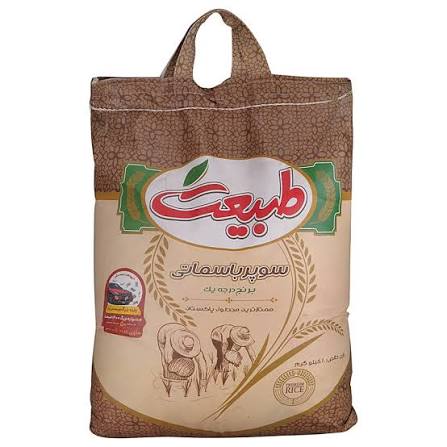 برنج پاکستانی طبیعت سوپر باسماتی کیسه 10 کیلوگرم