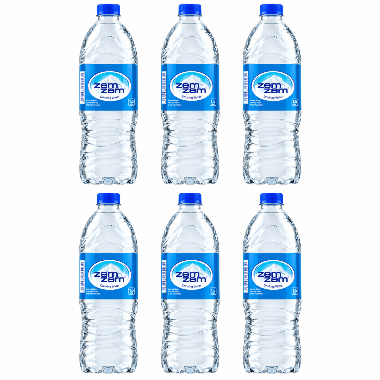 آب معدنی زمزم 1.5 لیتری بسته 6 عددی